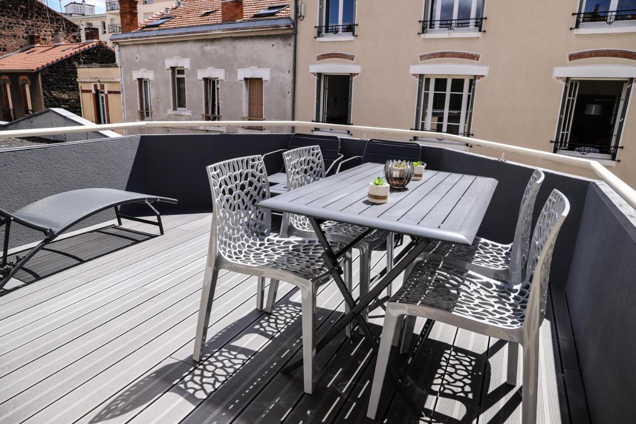 Charmant T3 Jaude + Terrasse Et Garage Clermont-Ferrand Extérieur photo