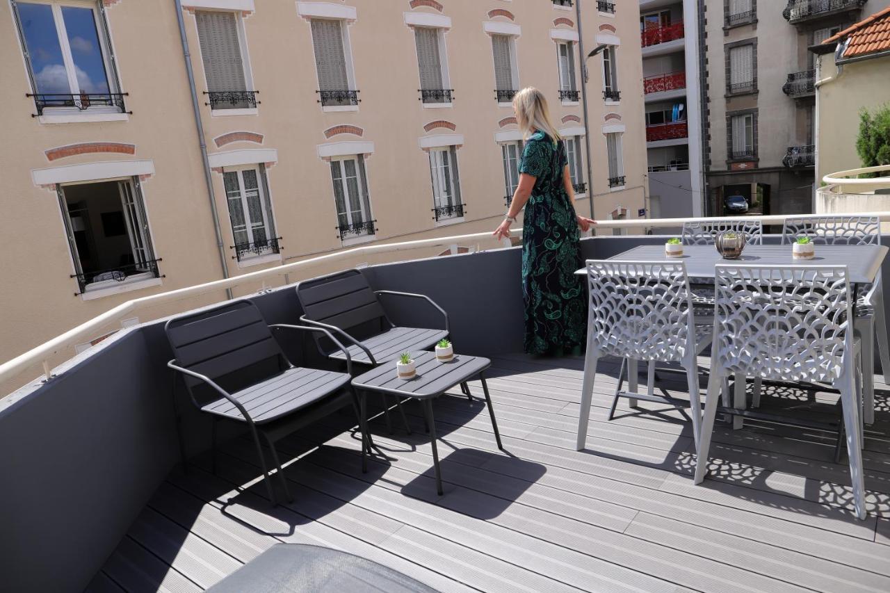 Charmant T3 Jaude + Terrasse Et Garage Clermont-Ferrand Extérieur photo